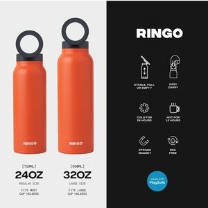 RINGO Ring Orange Phone Holder